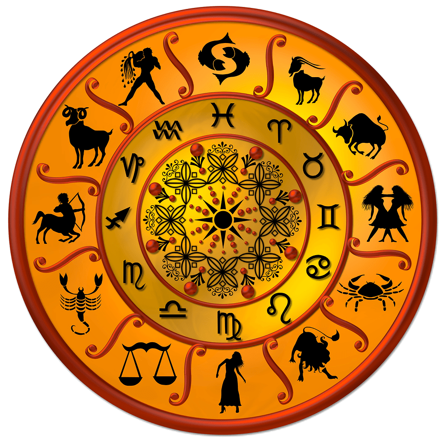 Astrology concept with celestial map